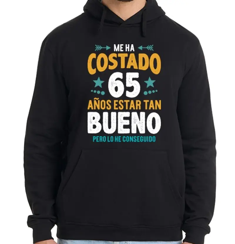 Felpa uomo con cappuccio mi ci sono voluti 65 anni per essere questo bel regalo per il 65esimo compleanno, nato nel 1959