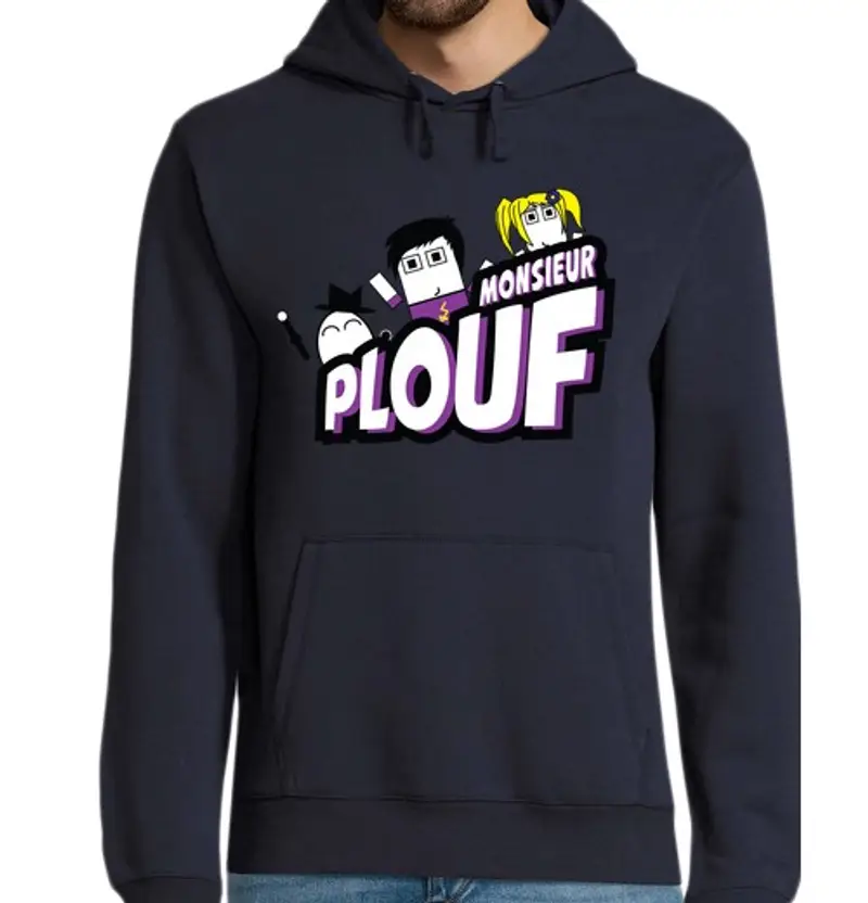 Felpa uomo con cappuccio mr. spruzzi logo ii