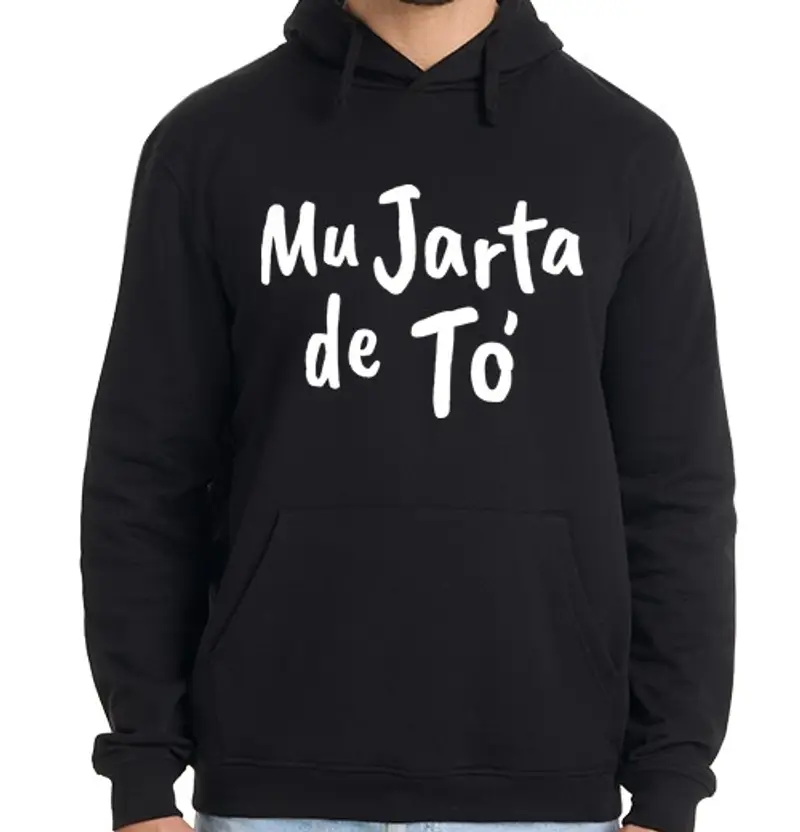 Felpa uomo con cappuccio mu jarta de tò