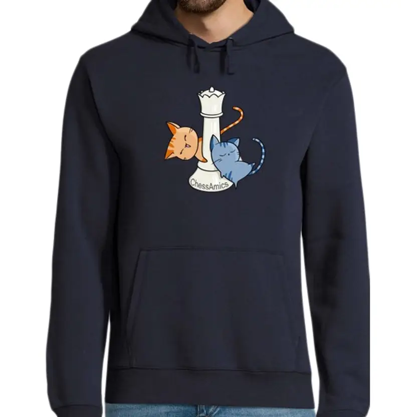 Felpa uomo con cappuccio nanite uomo e felpa gambit