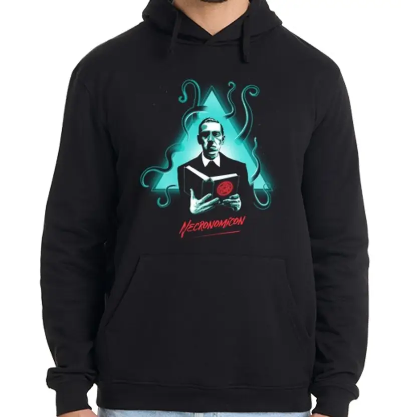 Felpa uomo con cappuccio Necronomicon