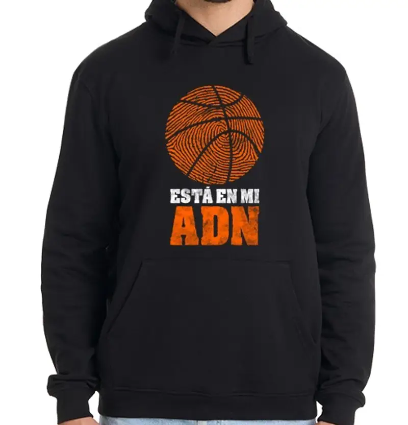 Felpa uomo con cappuccio è nel mio dna giocatore basket nba basket basket