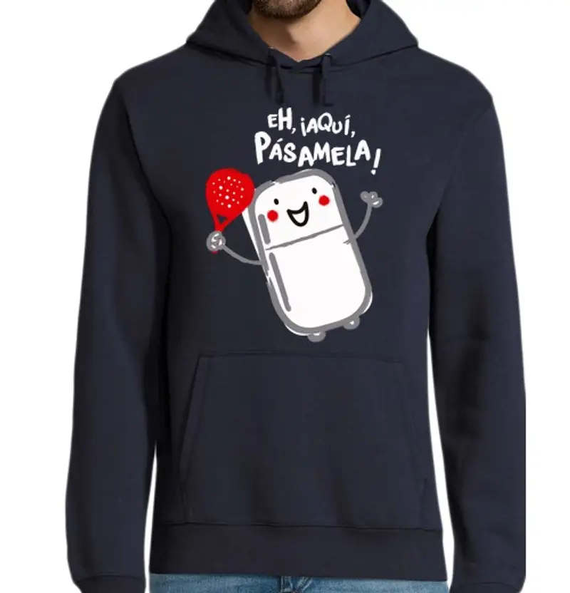 Felpa uomo con cappuccio never una paddle tennis