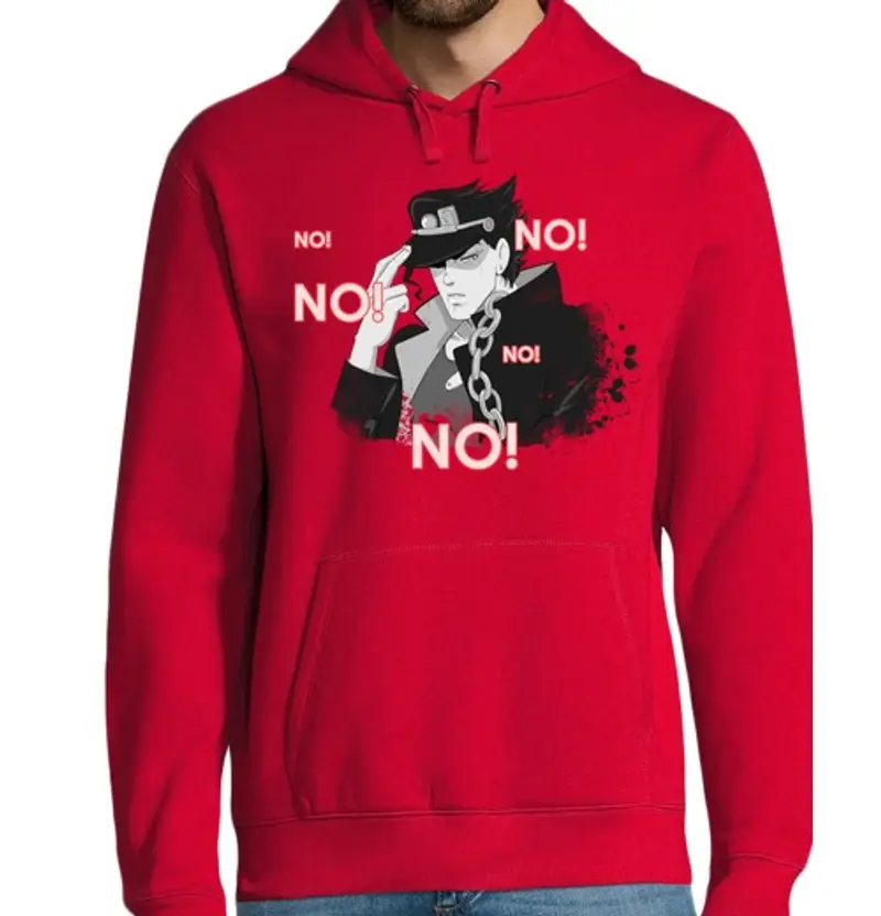 Felpa uomo con cappuccio no! no! no