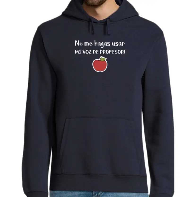 Felpa uomo con cappuccio Non farmi usa r la mia pr voce of Esor