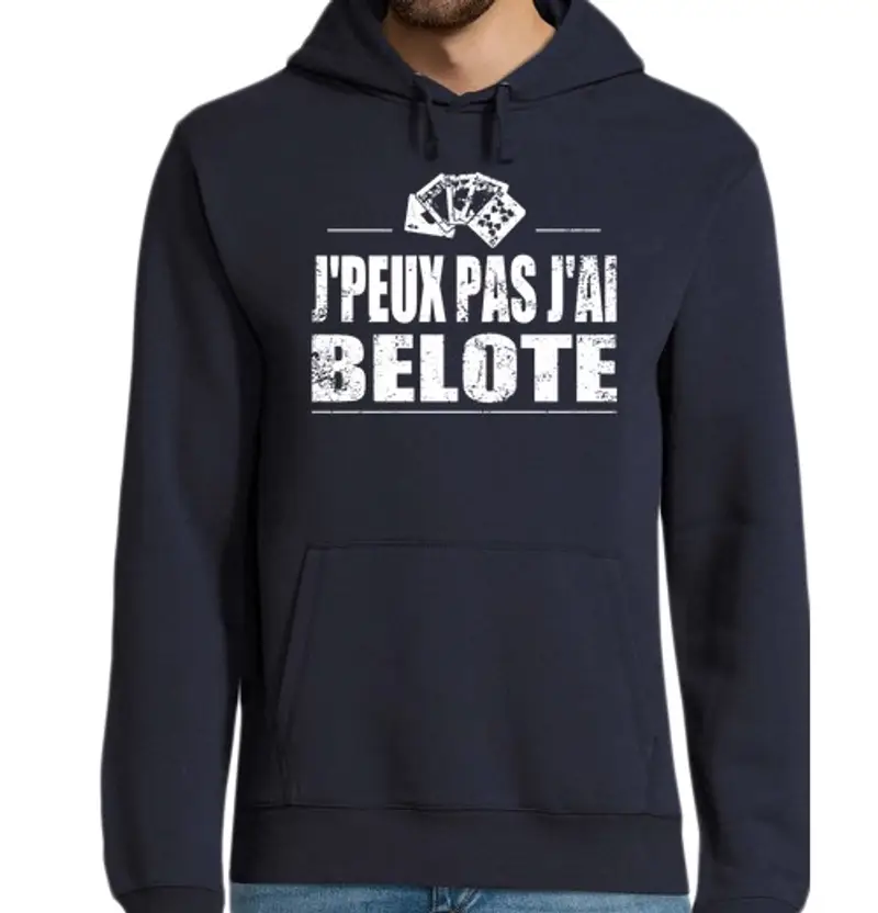 Felpa uomo con cappuccio Non posso calmarmi