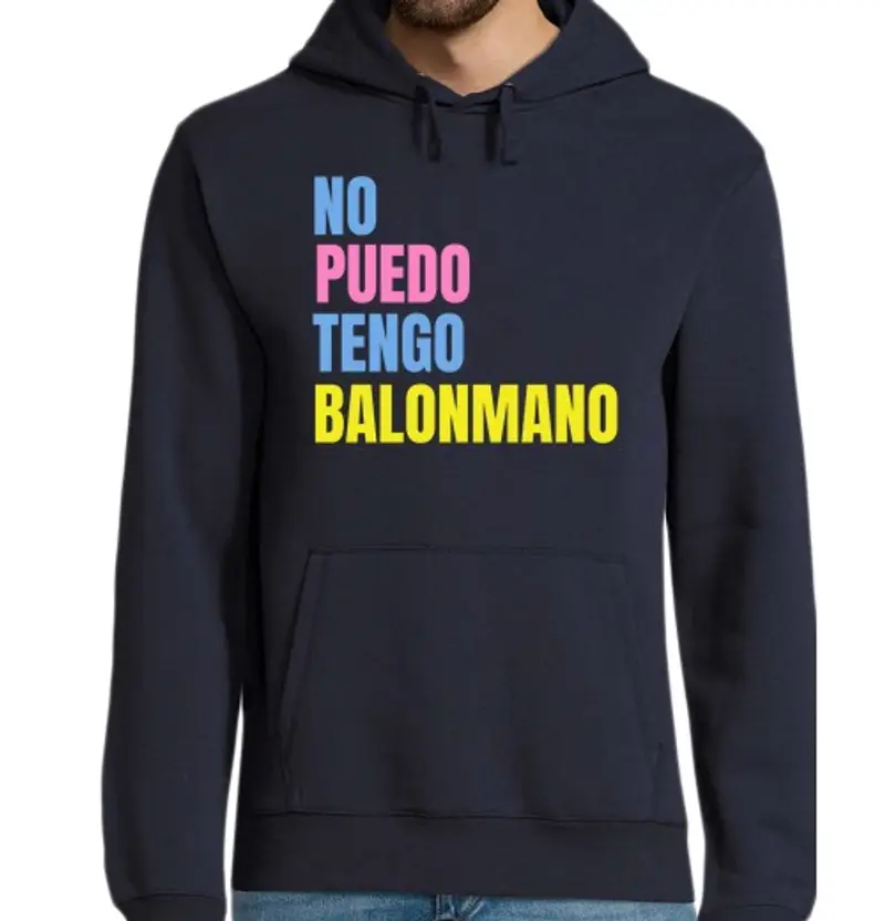 Felpa uomo con cappuccio Non posso ho palla