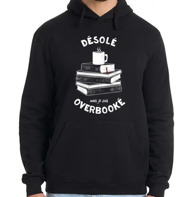 Felpa uomo con cappuccio overbooké2