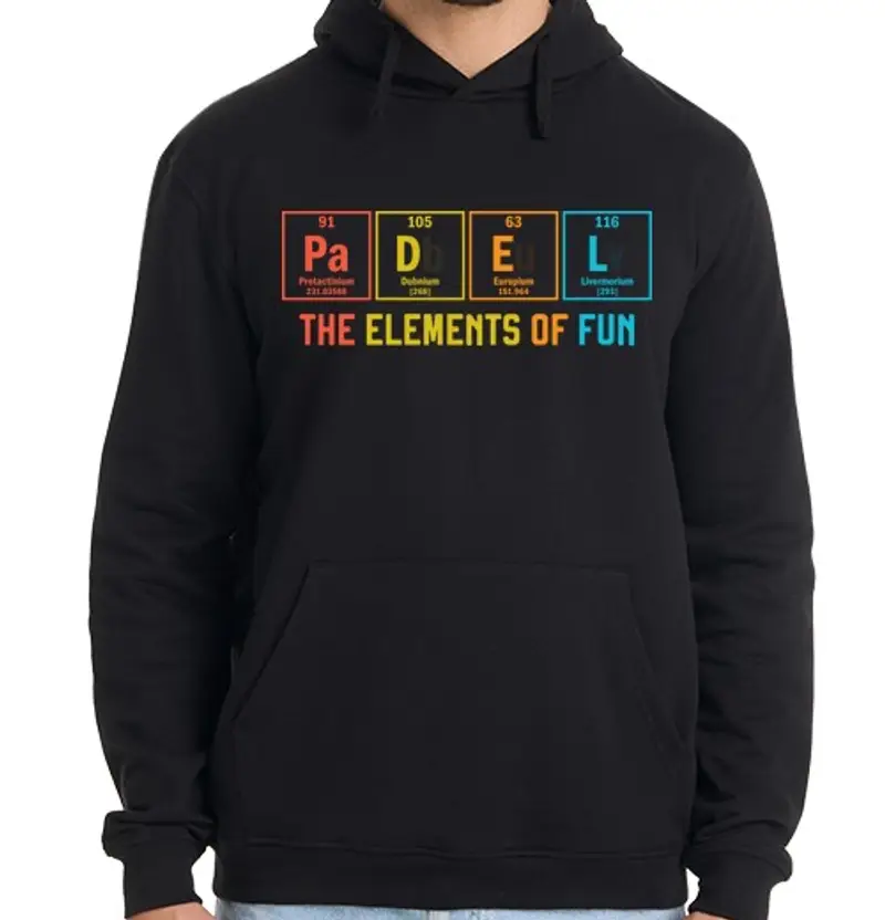 Felpa uomo con cappuccio Padel The Elements of Fun