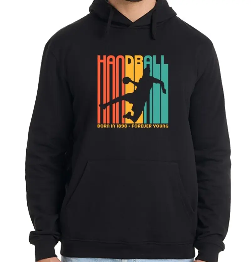 Felpa uomo con cappuccio pallamano nato nel 1898 per gli appassi