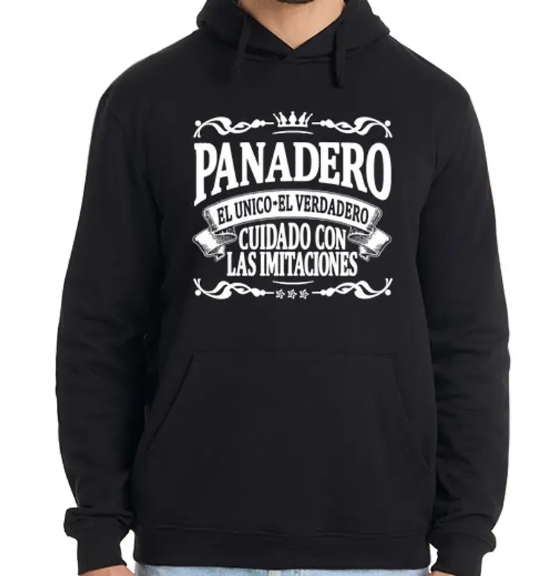 Felpa uomo con cappuccio panettiere