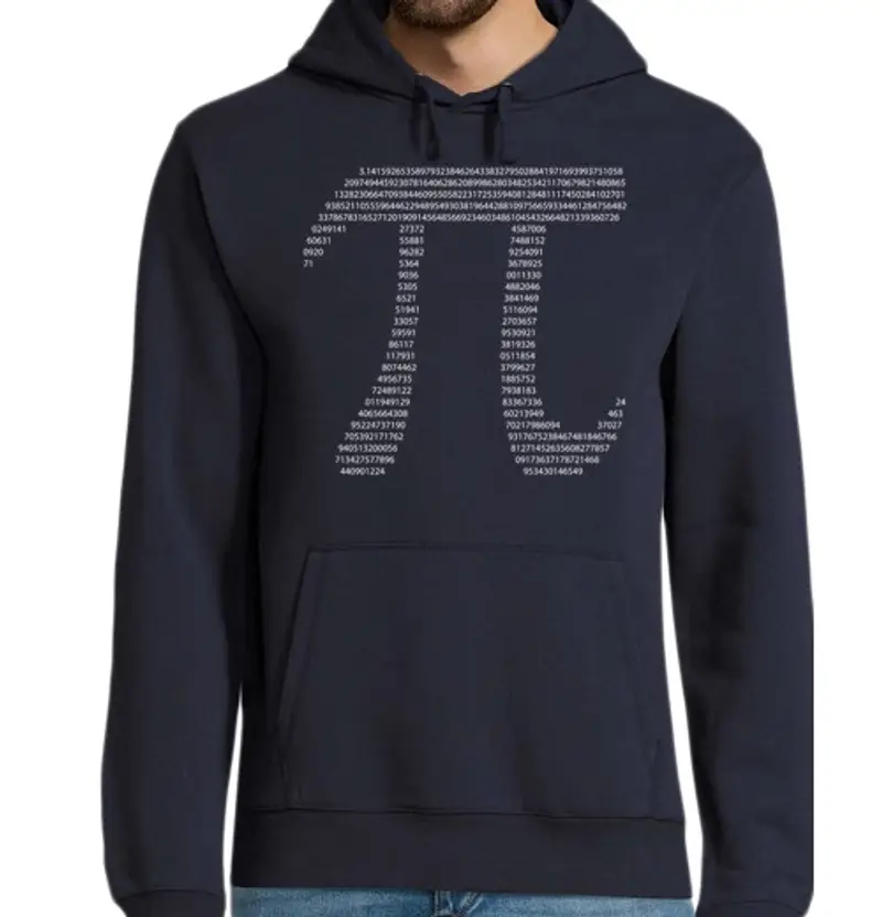 Felpa uomo con cappuccio pi