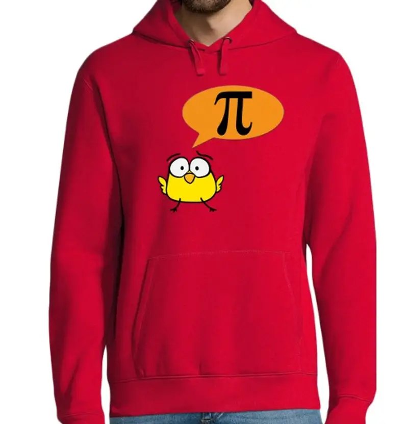 Felpa uomo con cappuccio pi pulcino