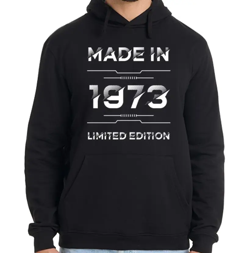 Felpa uomo con cappuccio realizzato nel 1973 in edizione limitat