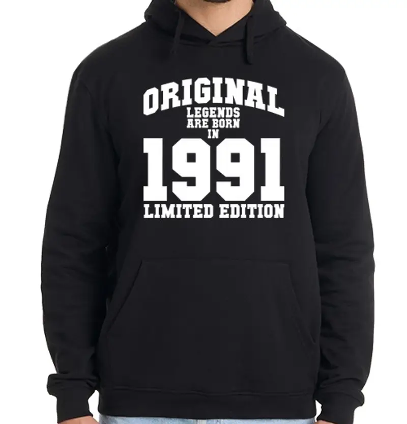 Felpa uomo con cappuccio regalo per il 30 compleanno