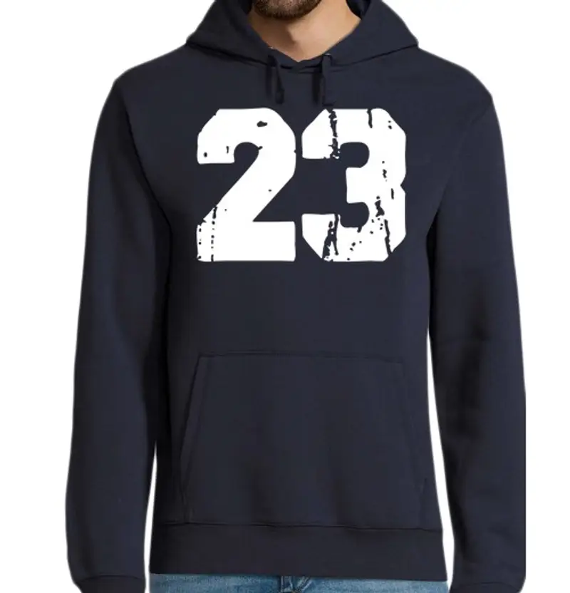 Felpa uomo con cappuccio retrò 23