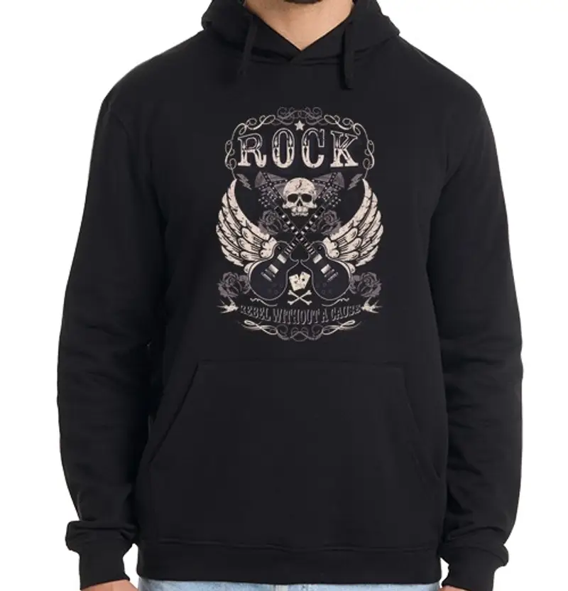 Felpa uomo con cappuccio roccia