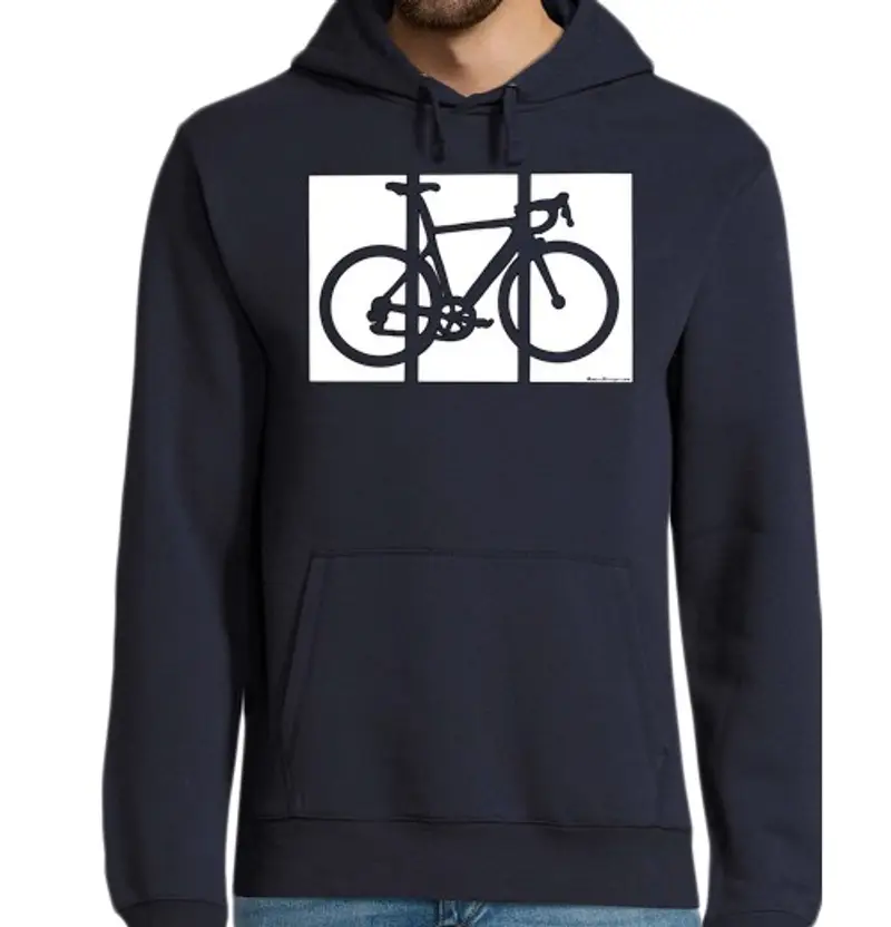 Felpa uomo con cappuccio Siluet per bici