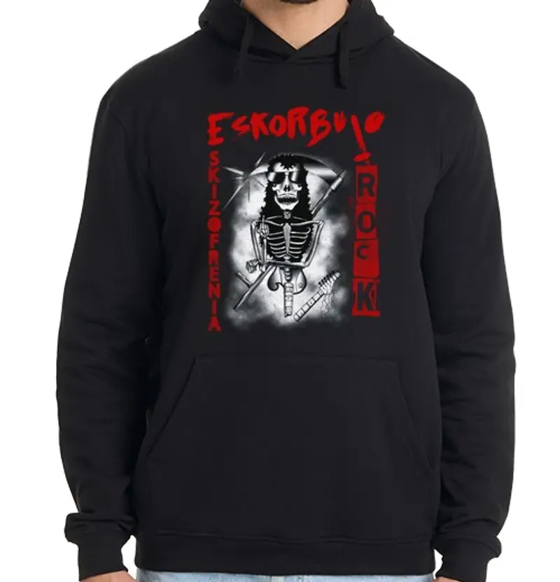 Felpa uomo con cappuccio skizofrenia