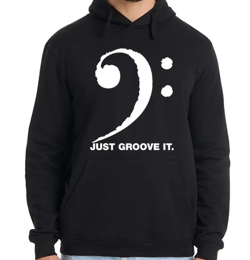 Felpa uomo con cappuccio solo groove (ii)