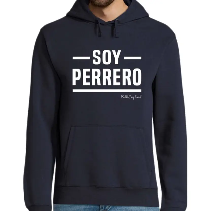 Felpa uomo con cappuccio sono perrero jersey