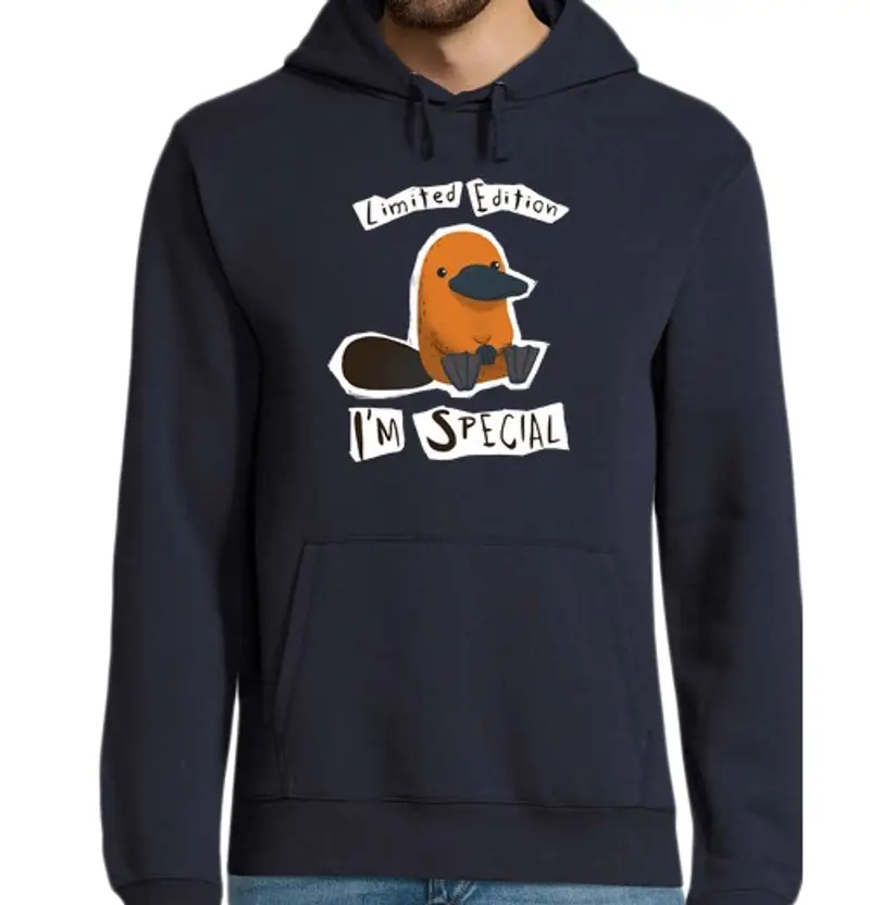 Felpa uomo con cappuccio sono special