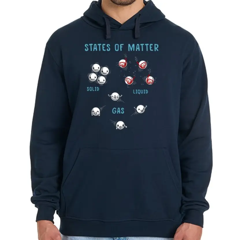 Felpa uomo con cappuccio states of matt er