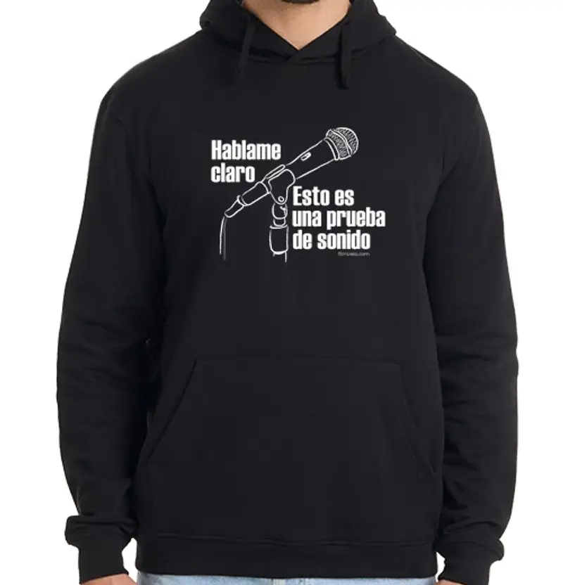 Felpa uomo con cappuccio thcs003_prueba_sonido