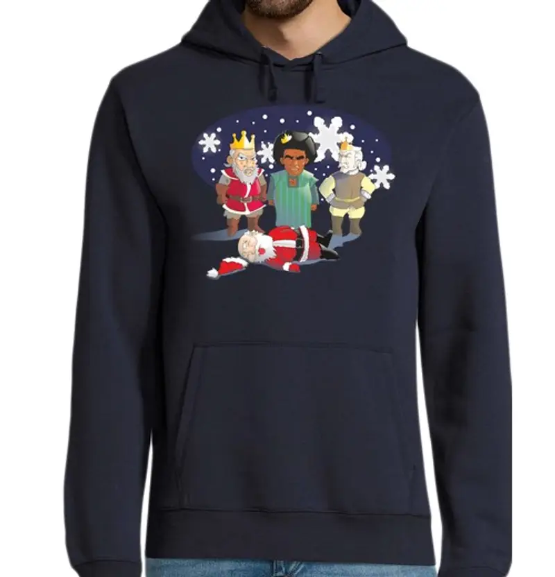 Felpa uomo con cappuccio the kings vincono