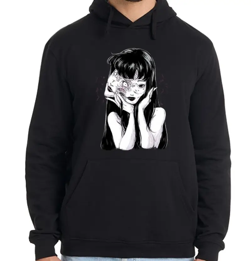 Felpa uomo con cappuccio tomie