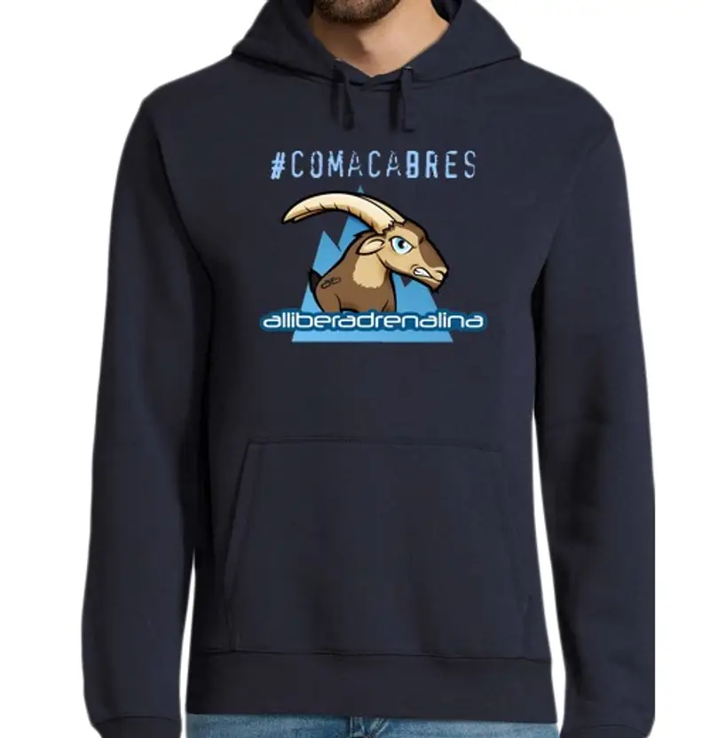 Felpa uomo con cappuccio Uomo, felpa con cappuccio, blu marino