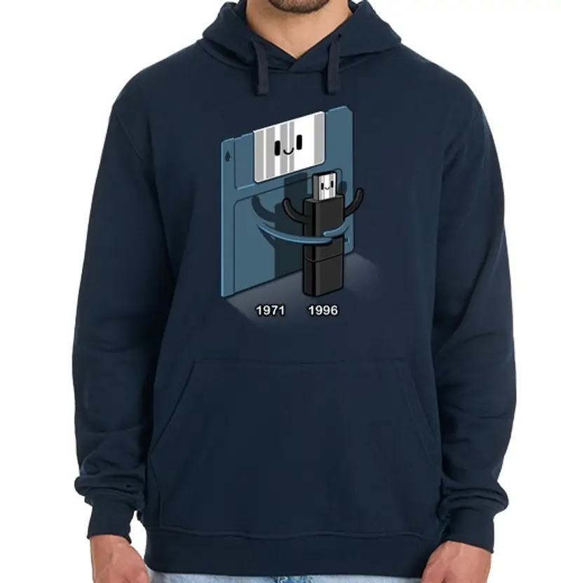 Felpa uomo con cappuccio Uomo, felpa con cappuccio, blu marino