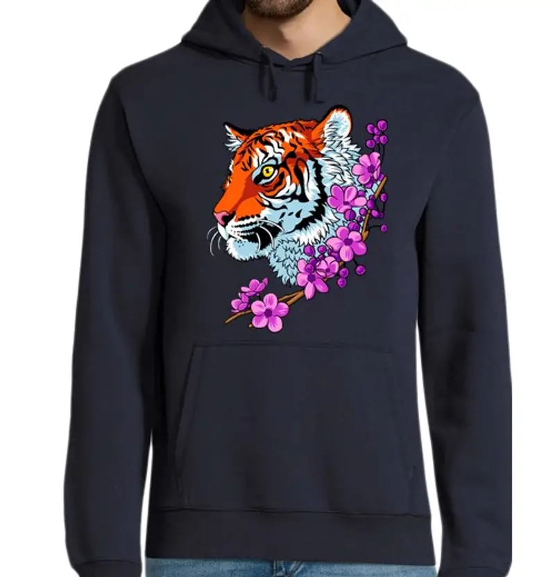 Felpa uomo con cappuccio Uomo, felpa con cappuccio, blu marino