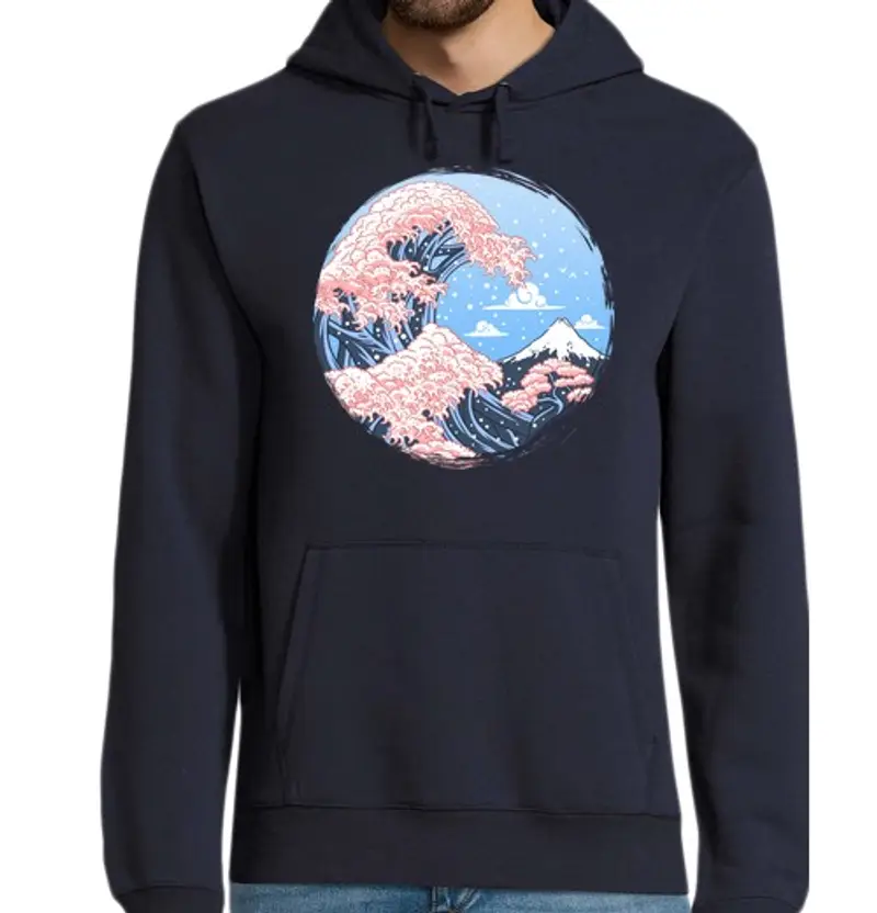 Felpa uomo con cappuccio Uomo, felpa con cappuccio, blu marino