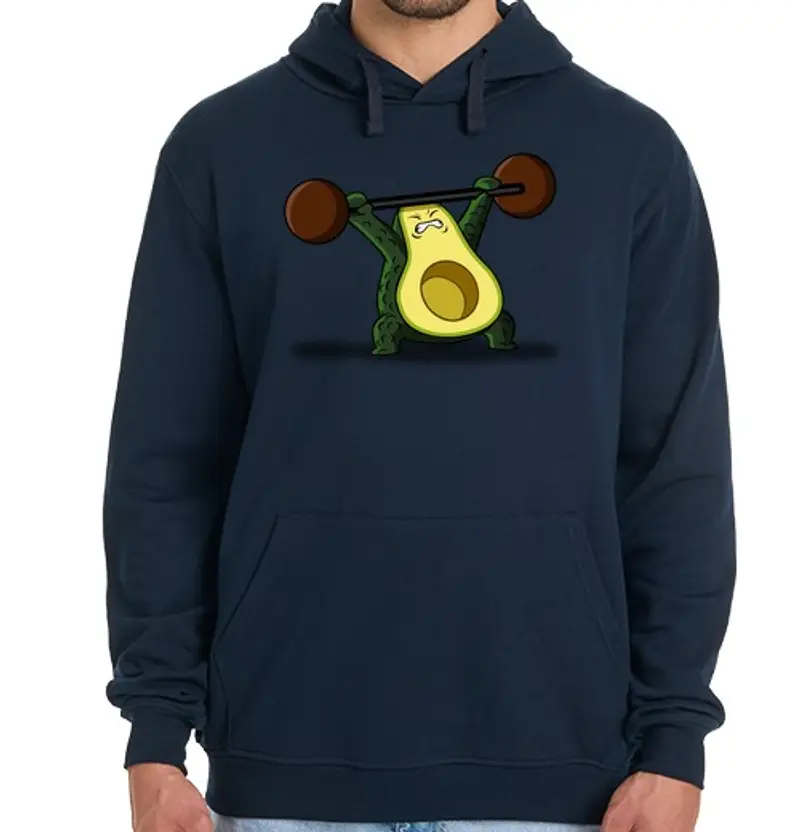 Felpa uomo con cappuccio Uomo, felpa con cappuccio, blu marino