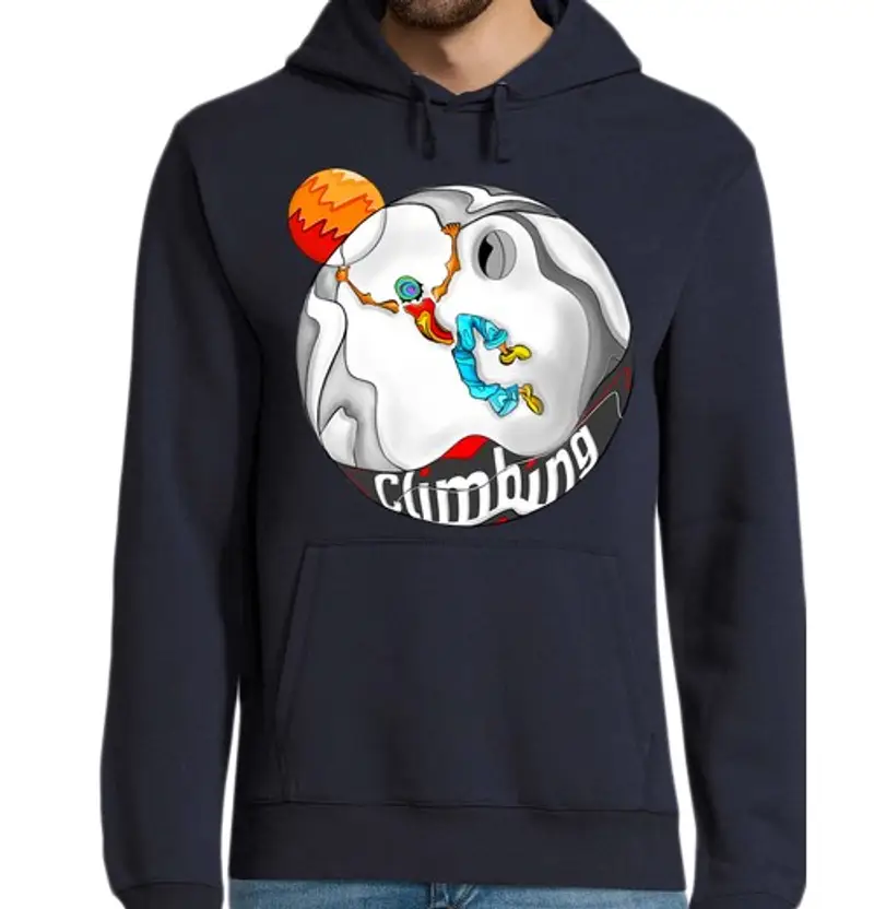 Felpa uomo con cappuccio Uomo, felpa con cappuccio, blu marino