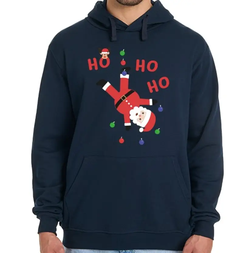 Felpa uomo con cappuccio Uomo, felpa con cappuccio, blu marino