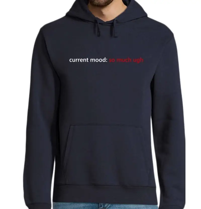 Felpa uomo con cappuccio Uomo, felpa con cappuccio, blu marino