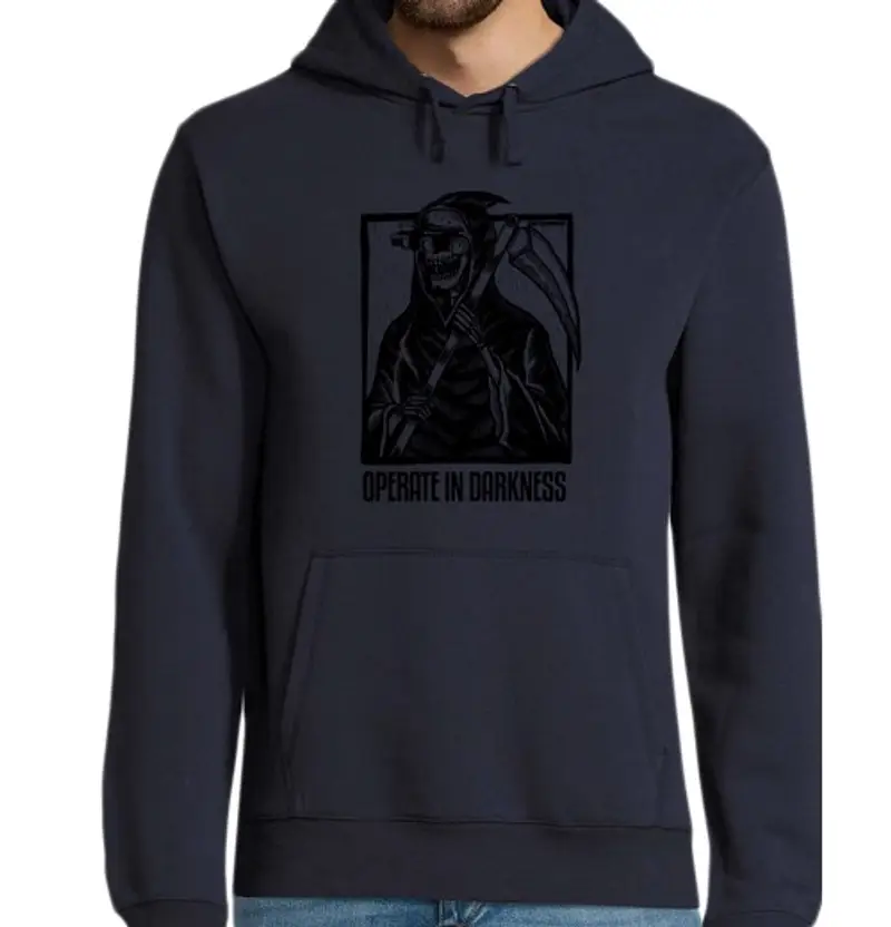 Felpa uomo con cappuccio Uomo, felpa con cappuccio, blu marino