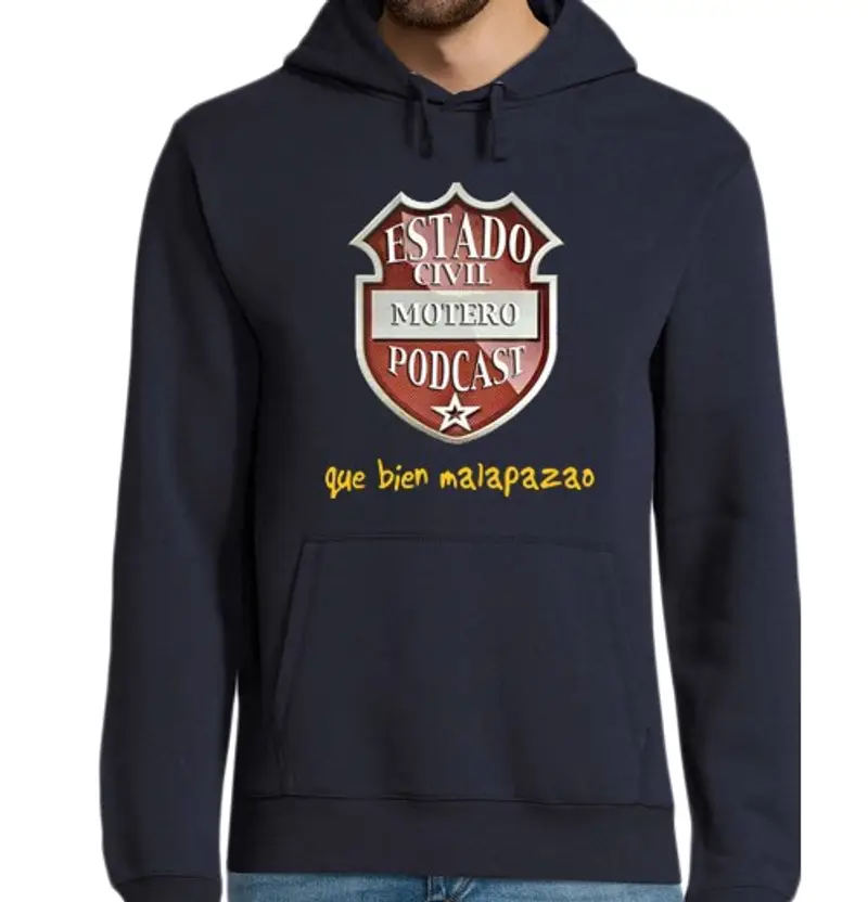 Felpa uomo con cappuccio Uomo, felpa con cappuccio, blu marino