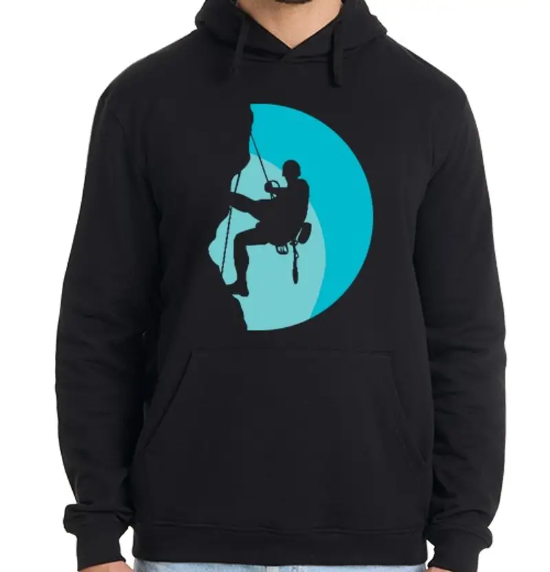 Felpa uomo con cappuccio Uomo, felpa con cappuccio, nera