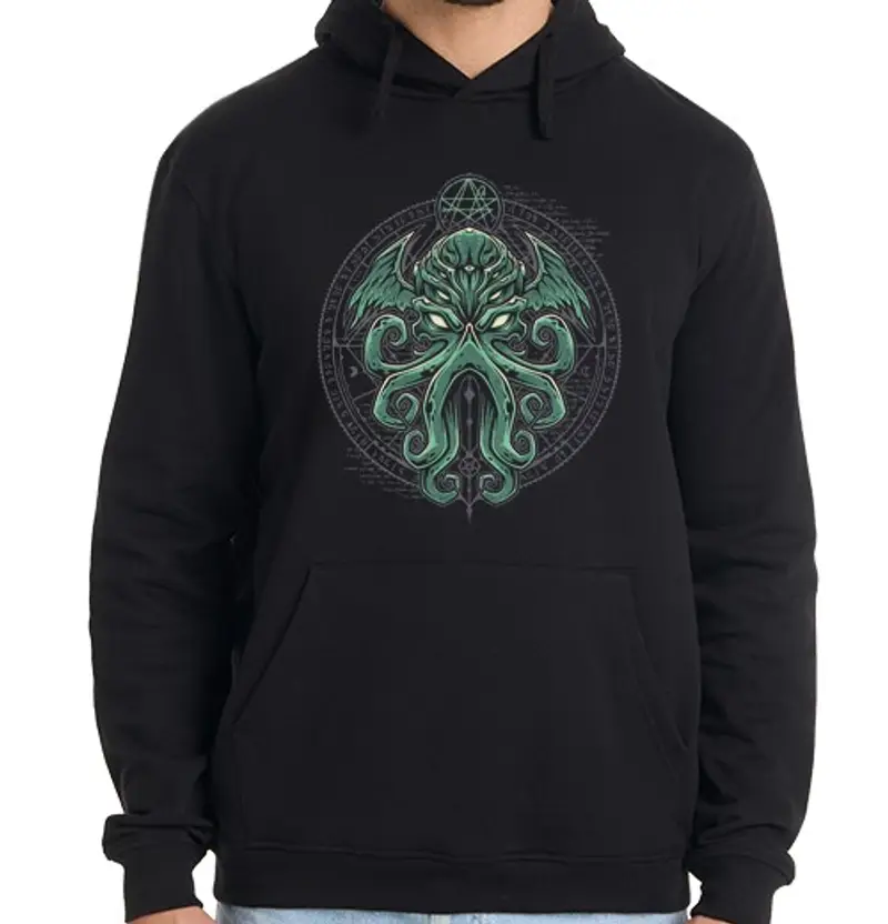 Felpa uomo con cappuccio Uomo, felpa con cappuccio, nera