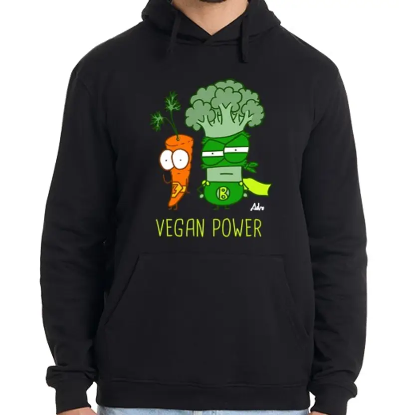 Felpa uomo con cappuccio Uomo, felpa con cappuccio, nera