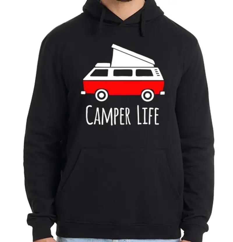 Felpa uomo con cappuccio Uomo, felpa con cappuccio, nera