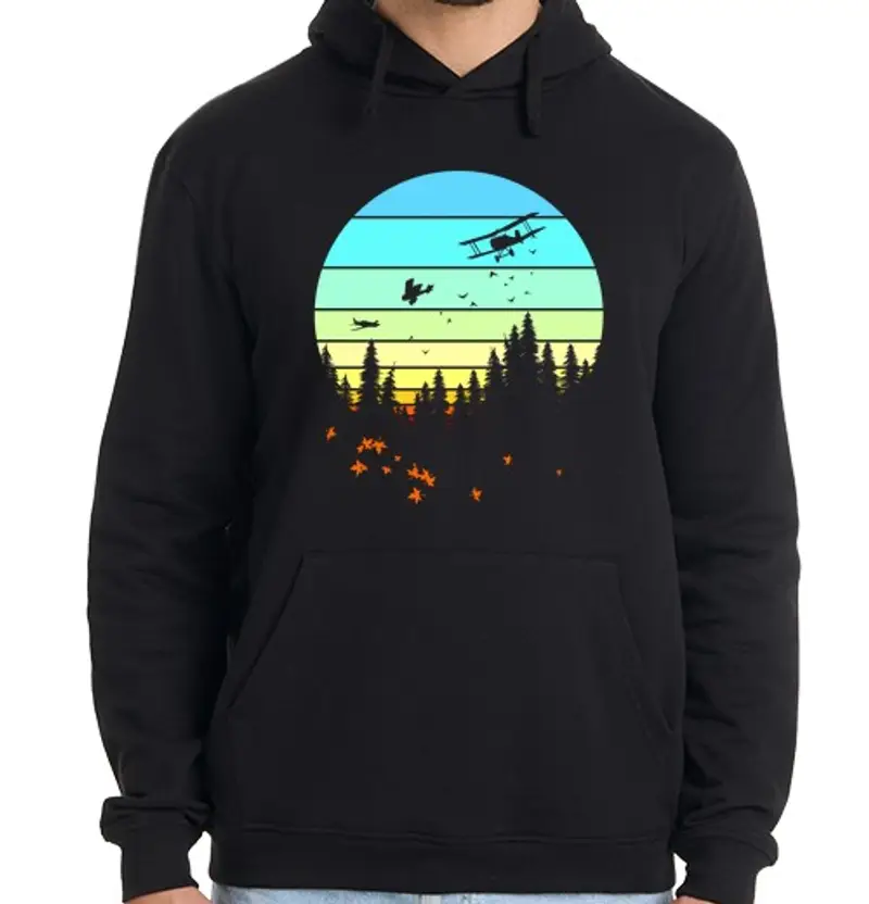 Felpa uomo con cappuccio Uomo, felpa con cappuccio, nera