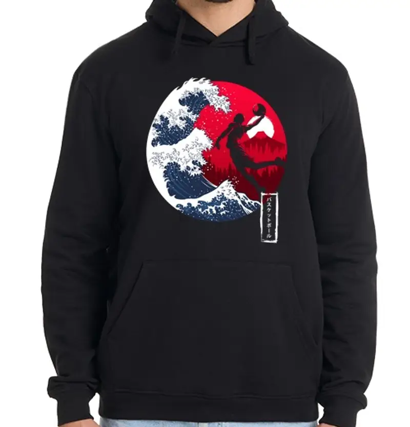 Felpa uomo con cappuccio Uomo, felpa con cappuccio, nera