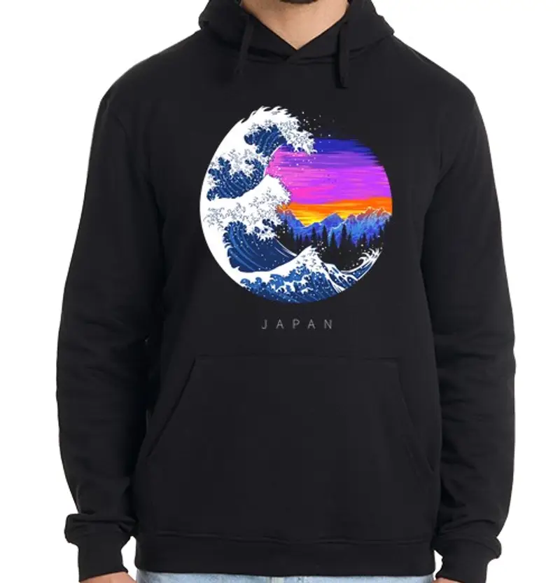 Felpa uomo con cappuccio Uomo, felpa con cappuccio, nera