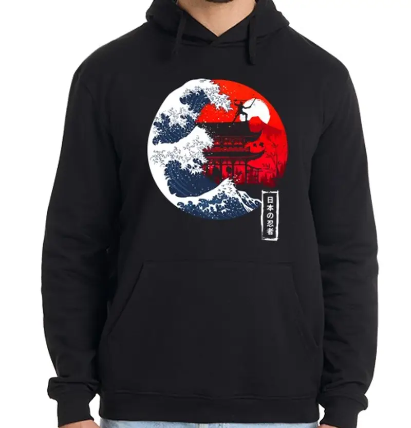 Felpa uomo con cappuccio Uomo, felpa con cappuccio, nera