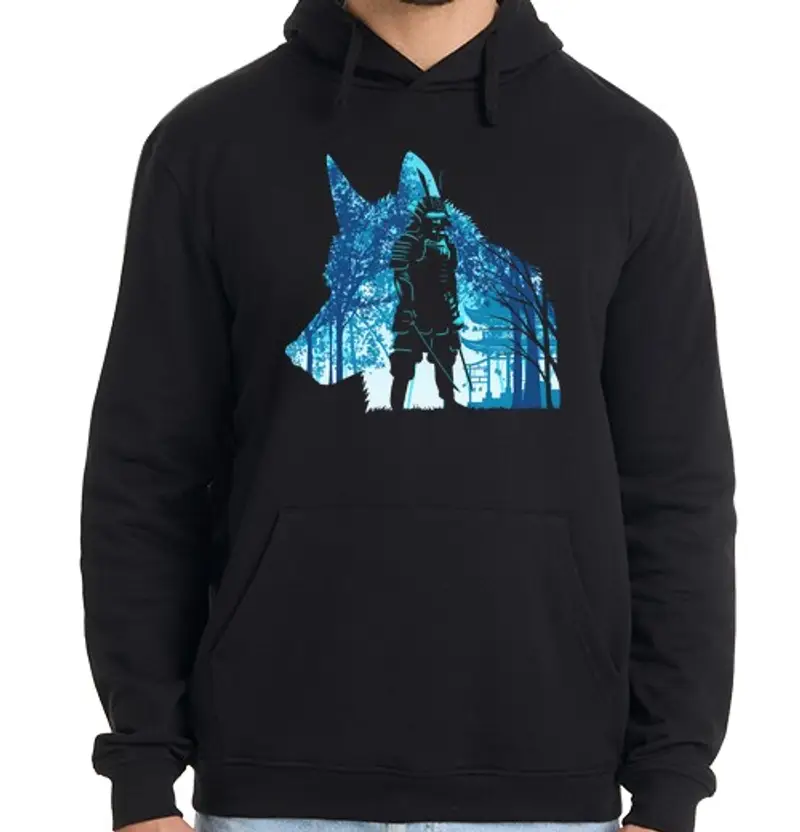 Felpa uomo con cappuccio Uomo, felpa con cappuccio, nera