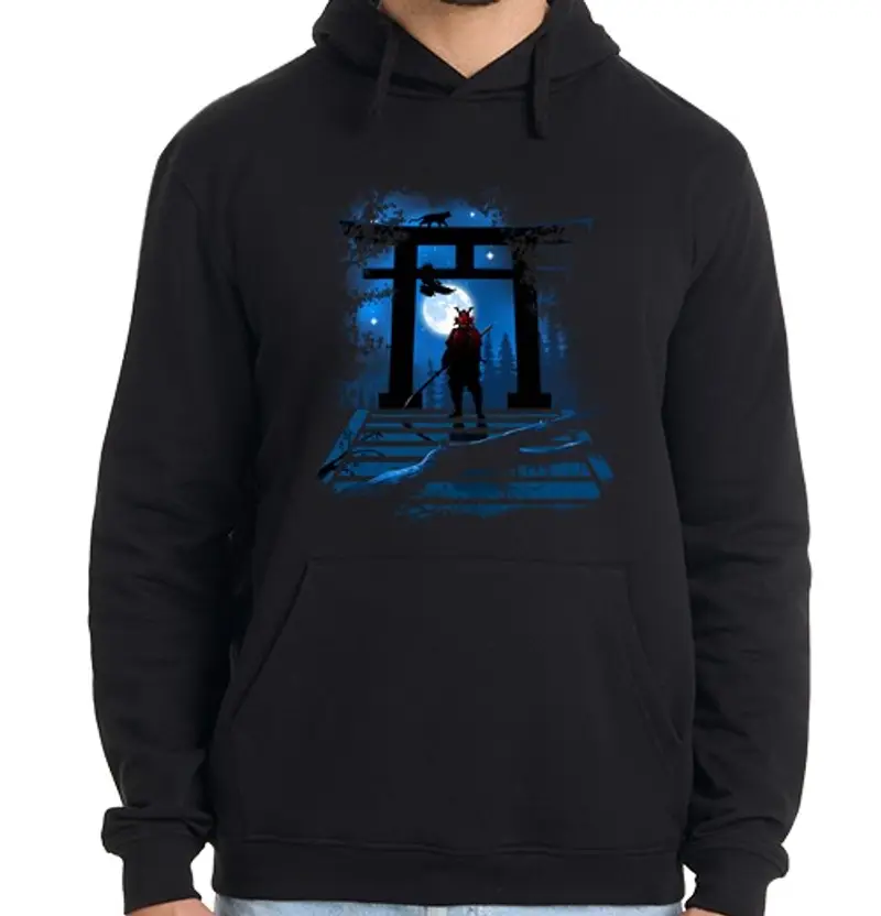 Felpa uomo con cappuccio Uomo, felpa con cappuccio, nera